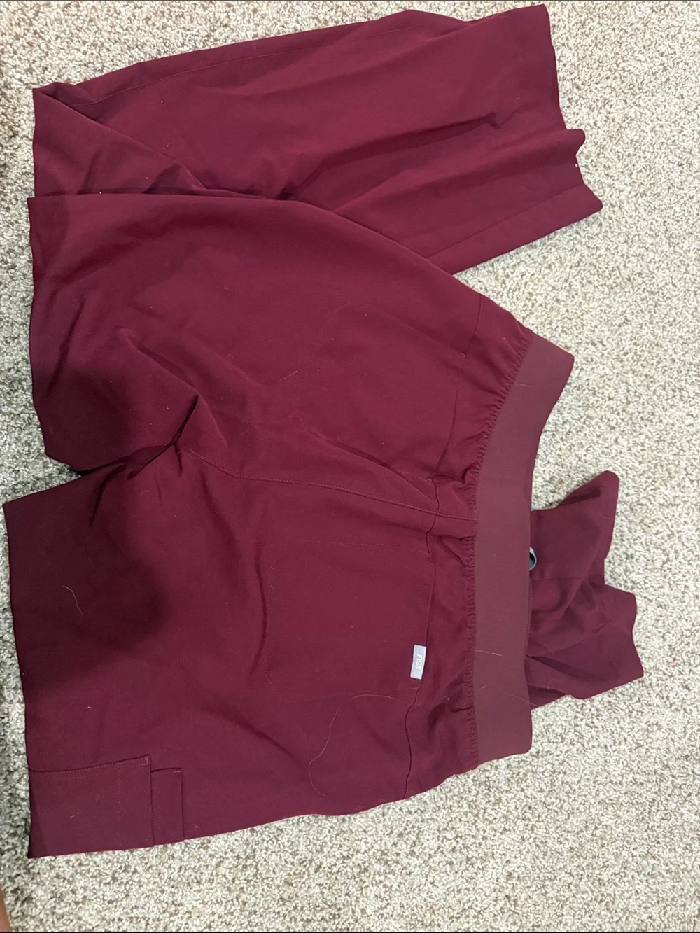 Figs comfortable burgundy